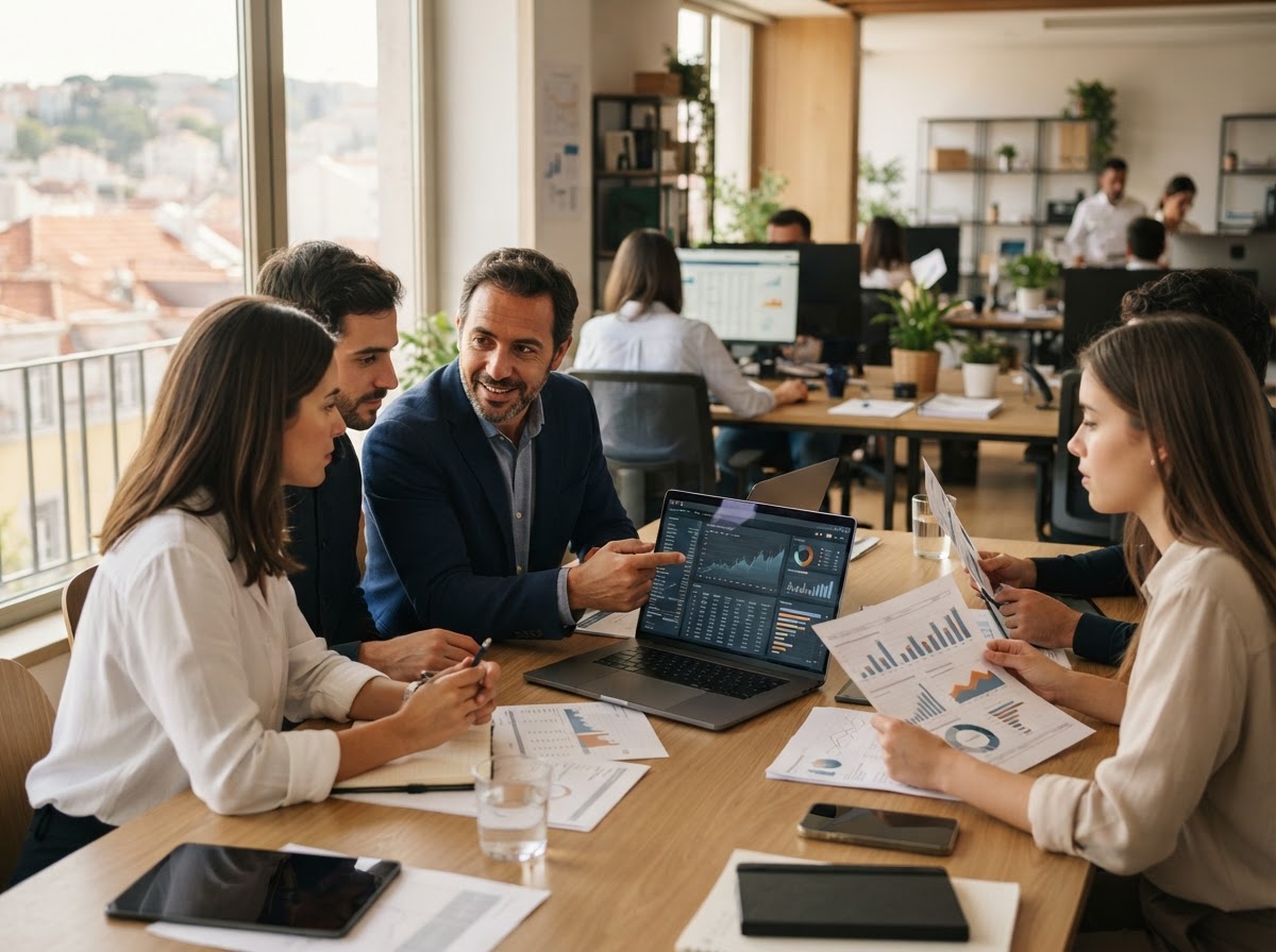 Choice Lumento — equipa a configurar modelo de análise de dados financeiros para empresas